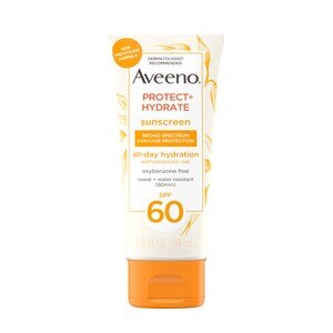 Aveeno Protect + Hydrate Body Sunscreen Lotion With SPF 60, 3 Oz , CVS