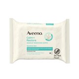 Aveeno Calm + Restore Nourishing Makeup Remover Face Wipes, 25CT, thumbnail image 1 of 10