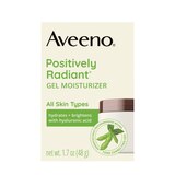 Aveeno Positively Radiant Daily Gel Face Moisturizer, Oil-Free, 1.7 OZ, thumbnail image 1 of 15