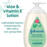 Johnson's Skin Nourish Moisturizing Lotion, 16.9 FL OZ, thumbnail image 3 of 9
