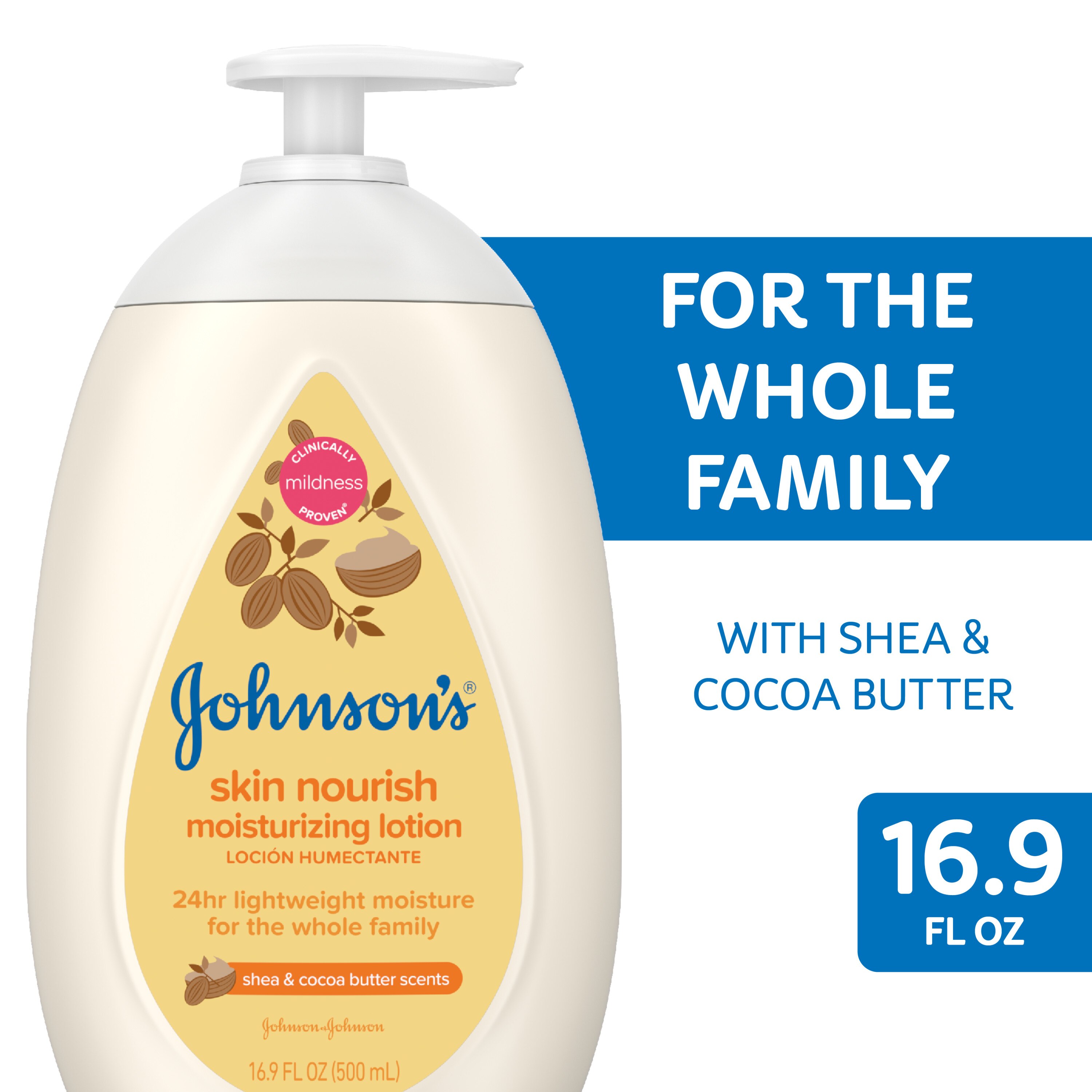 Johnson & Johnson Dry Skin Baby Lotion With Shea & Cocoa Butter, 16.9 Oz , CVS