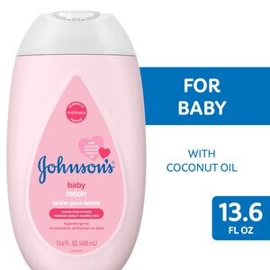 Johnson & Johnson Baby Lotion With Coconut Oil, 13.6 FL Oz - 13.5 Oz , CVS