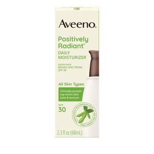 Aveeno Positively Radiant Daily Face Moisturizer Broad Spectrum SPF 30