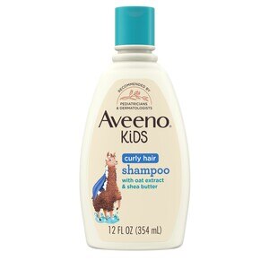 Aveeno Kids Curly Hair Shampoo, Hypoallergenic, 12 fl. Oz