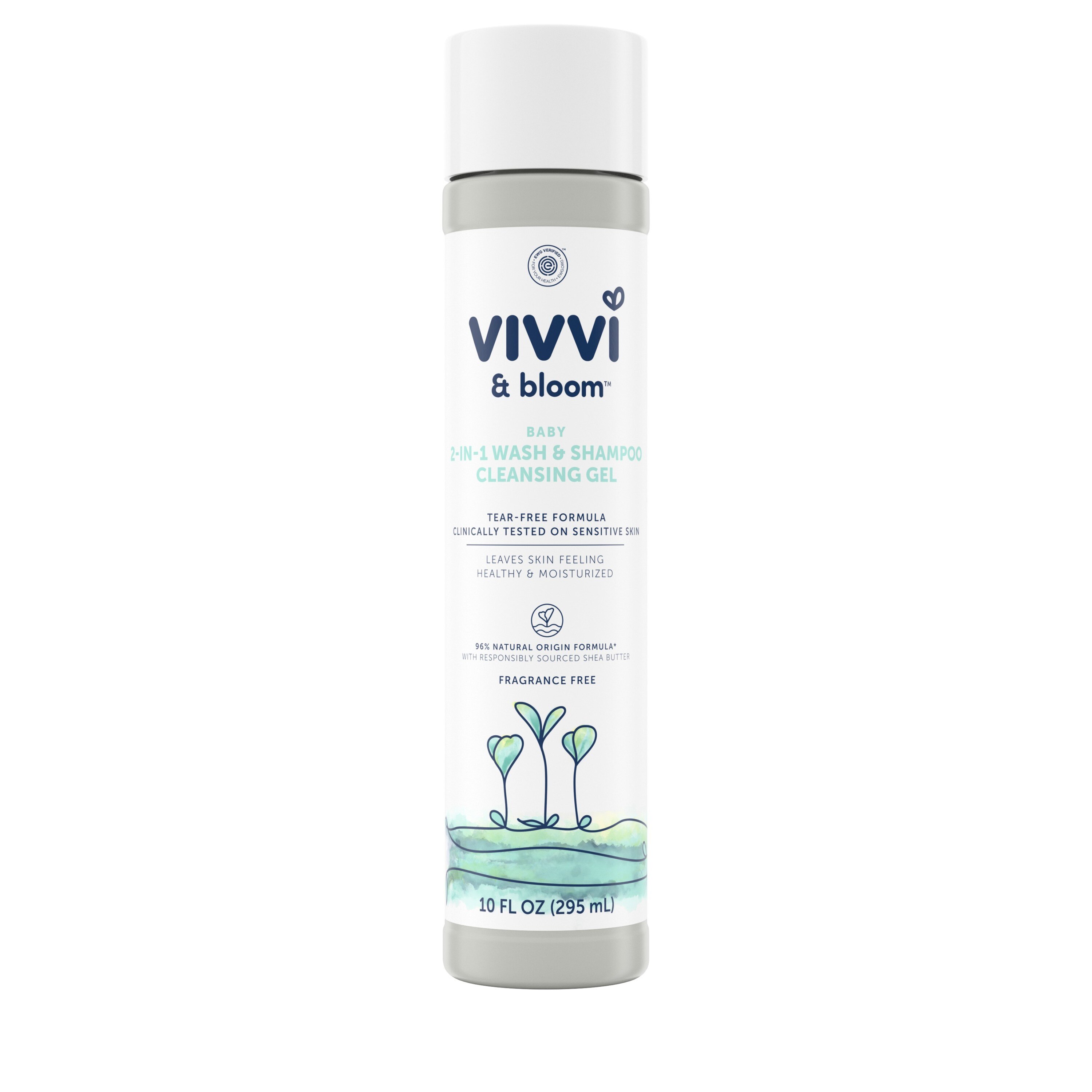 Vivvi & Bloom Baby Wash & Shampoo Cleansing Gel, 10 FL OZ