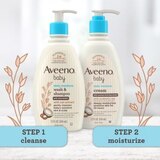 Aveeno Baby Daily Moisture Coconut Oil & Shea Butter Cream, 12 OZ, thumbnail image 4 of 6