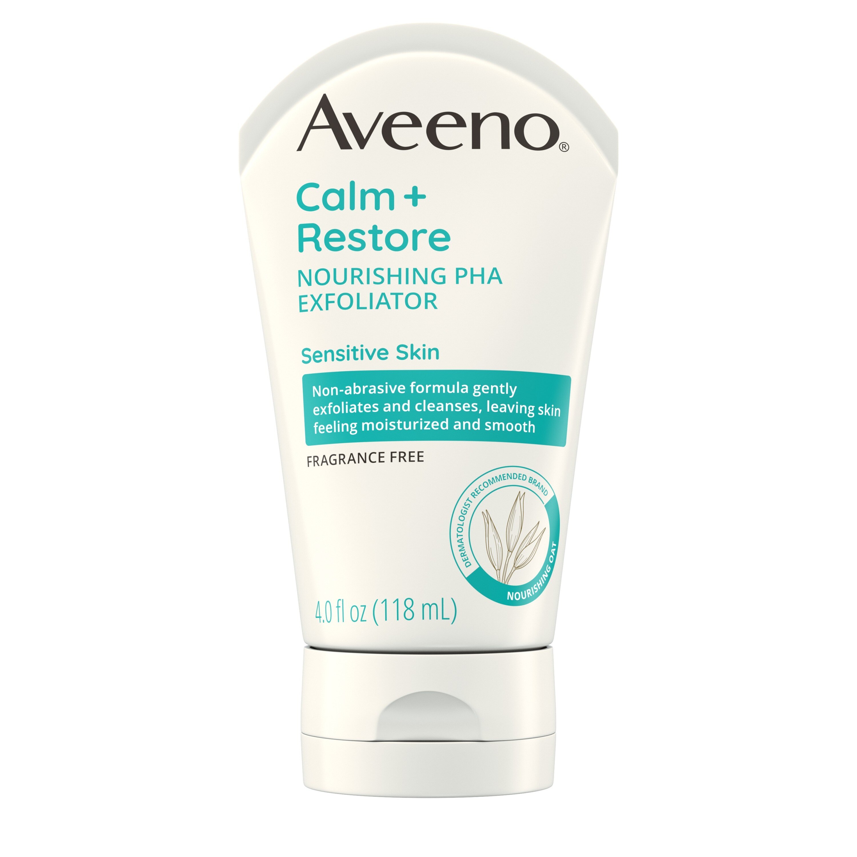 Aveeno Calm + Restore Nourishing PHA Facial Exfoliator, 4 Oz , CVS