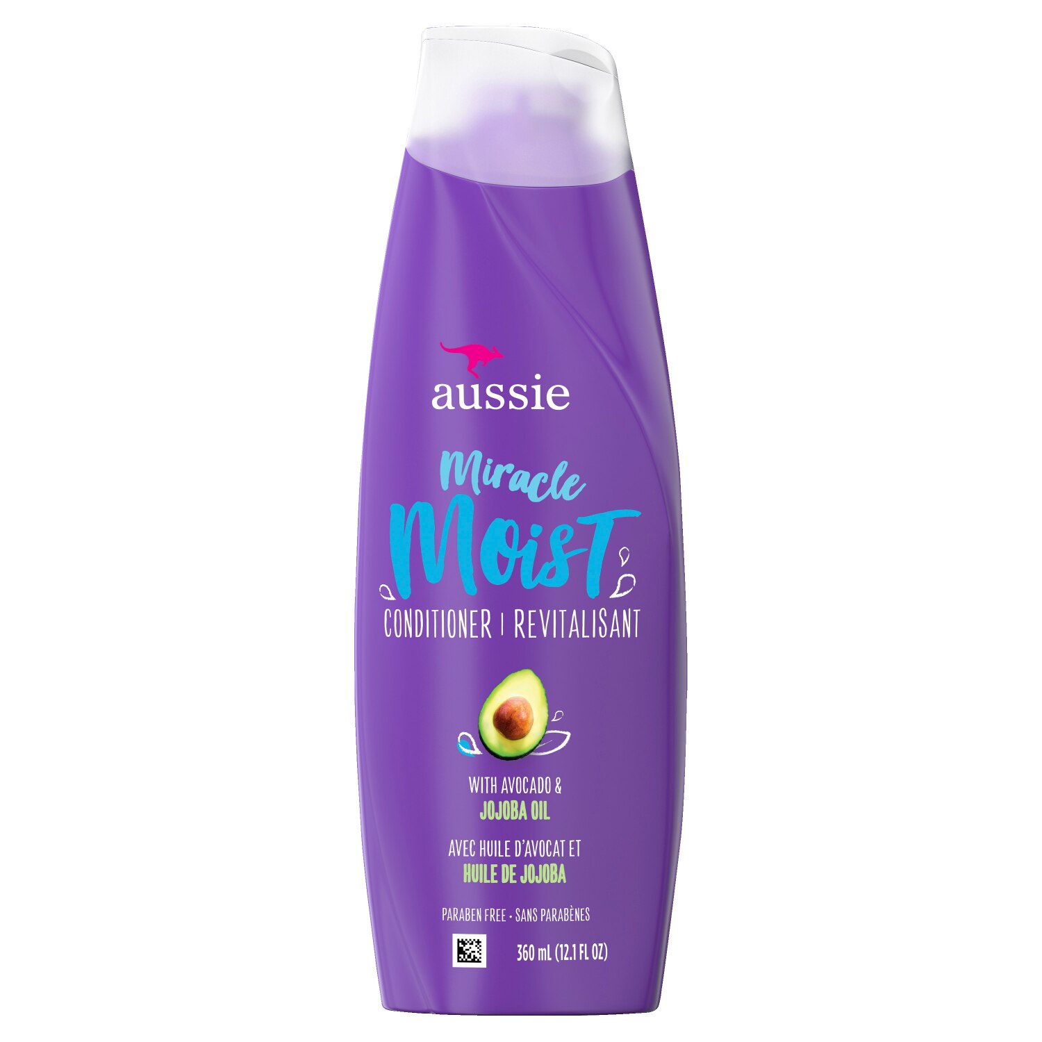 Aussie Paraben-Free Miracle Moist Conditioner with Avocado & Jojoba Oil For Dry Hair
