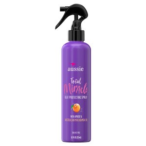 Aussie Total Miracle - Spray protector del calor con albaricoque, 8.5 oz