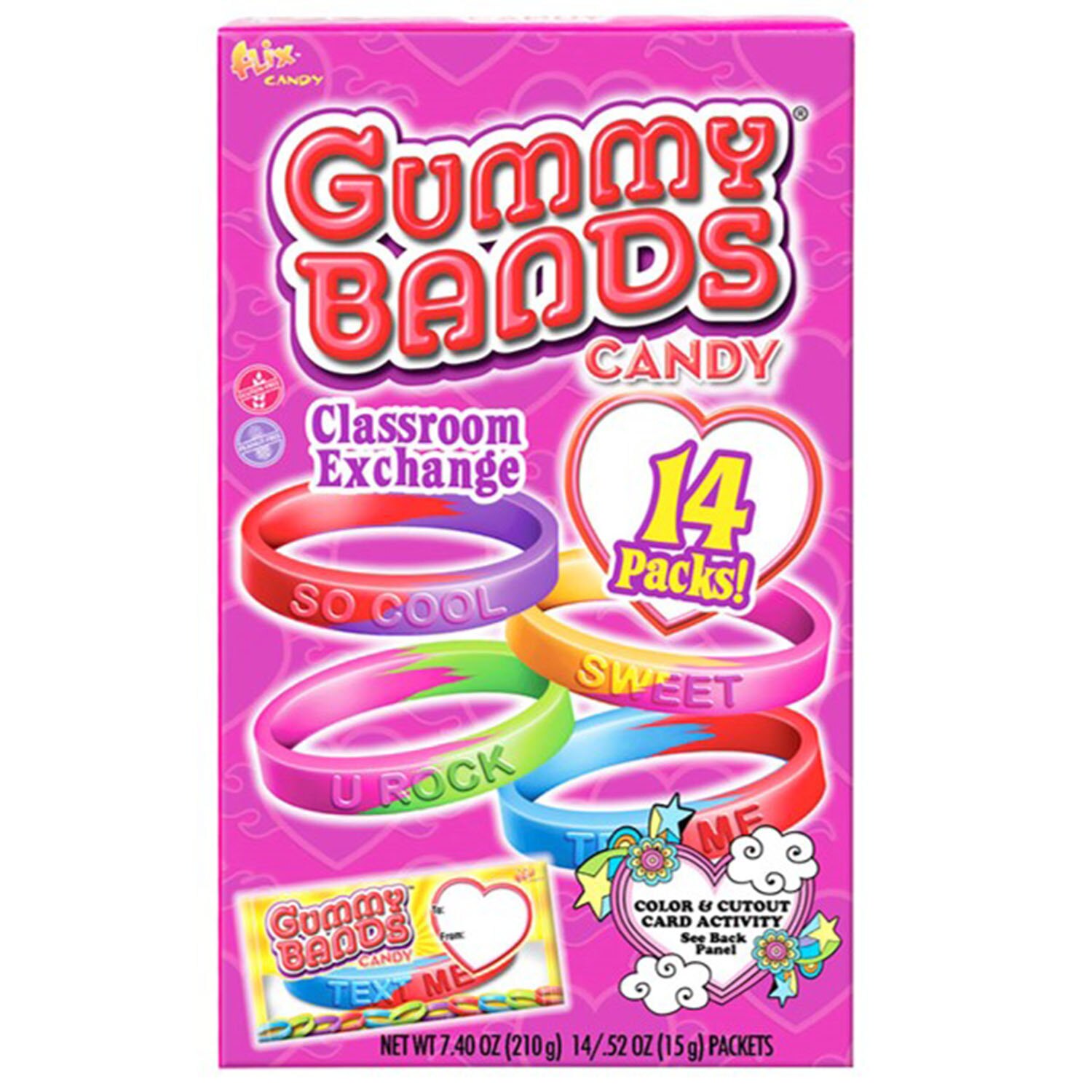 Non Brand Gummy Bands Exchange Box, 18 Ct, 7.4 Oz , CVS