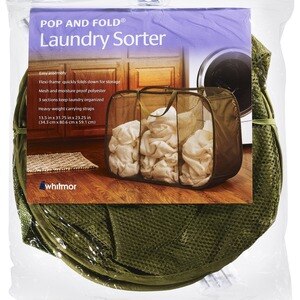 Whitmor Pop And Fold Laundry Sorter , CVS
