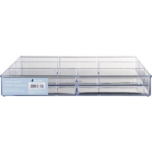 Whitmor 6-Section Stackable Drawer Organizer, 11.9 In X 11.9 In X 1.7 In , CVS