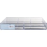 Whitmor 6-Section Stackable Drawer Organizer, 11.9 in x 11.9 in x 1.7 in, thumbnail image 1 of 1