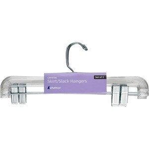 Whitmor - Perchas transparentes para faldas/pantalones