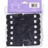 Whitmor 12 piece Spacemaker Hanger Clips, Black, thumbnail image 2 of 2