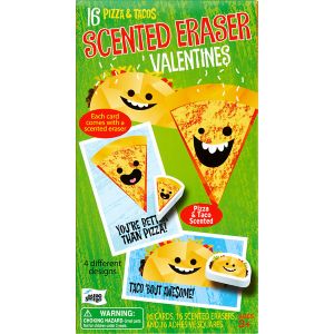 Mello Smello Valentine's Pizza & Taco Scented Eraser Kit, 16 Ct , CVS