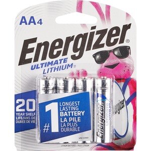 Energizer Ultimate Lithium Batteries AA 4 Ct , CVS