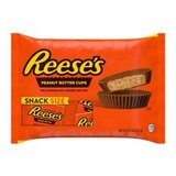 Reese's Milk Chocolate Peanut Butter Snack Size Cups Candy, 10.5 oz, thumbnail image 1 of 8
