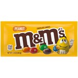M&M'S Peanut Milk Chocolate Candy, Full Size Pouch, 1.74 oz, thumbnail image 1 of 9
