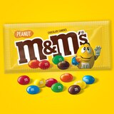 M&M'S Peanut Milk Chocolate Candy, Full Size Pouch, 1.74 oz, thumbnail image 2 of 9