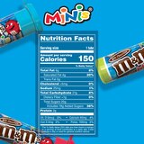 M&M'S Minis Milk Chocolate Candy Tube, 1.08 oz, thumbnail image 5 of 5