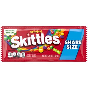 Skittles Original Chewy Candy, Share Size, Bag, 4 oz