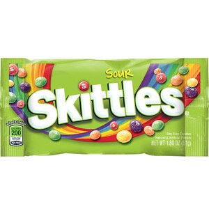 Skittles Sour Candy Single Pack, 1.8 OZ