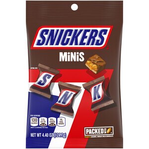 SNICKERS Minis Size Original Milk Chocolate Bars, 4.4 oz Bag | CVS