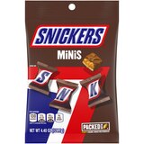 SNICKERS Minis Size Original Milk Chocolate Bars, 4.4 oz Bag, thumbnail image 1 of 4