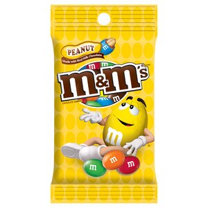 M&M'S Peanut Chocolate Candy Bag, 5.3 OZ