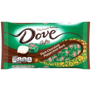 Dove Holiday Promises Peppermint Bark Dark Chocolate Candy, 7.94 OZ