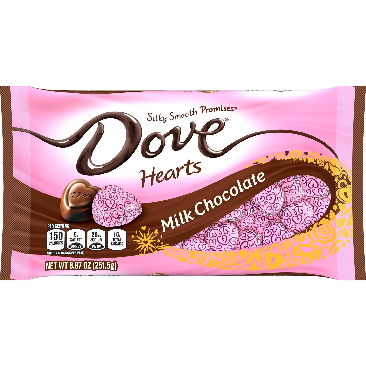 Dove Chocolate Dove Milk Chocolate Hearts, 8.87 Oz , CVS