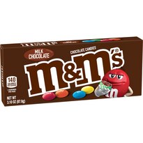 M&M'S Milk Chocolate Candy Movie Theater Box, 3.1 OZ