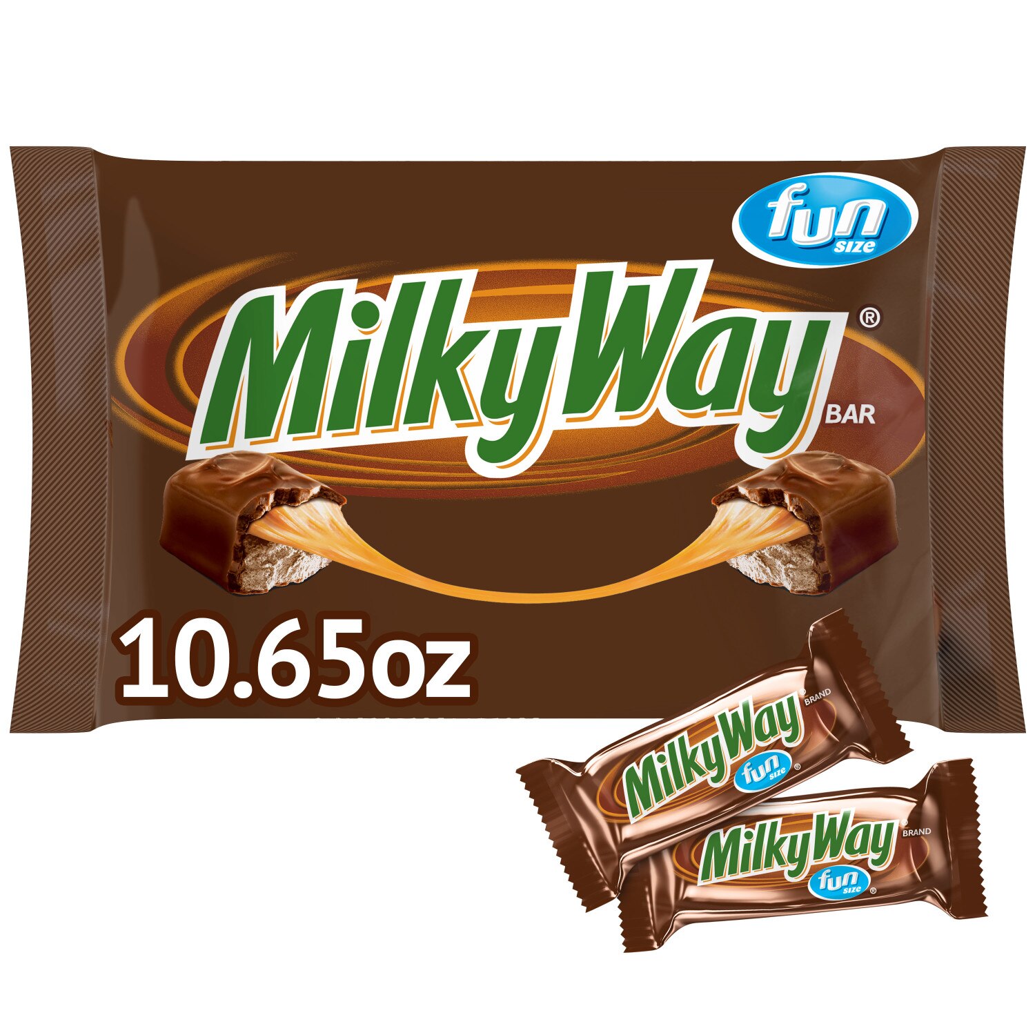 Milky Way Fun Size Chocolate Candy Bars, 10.65 oz