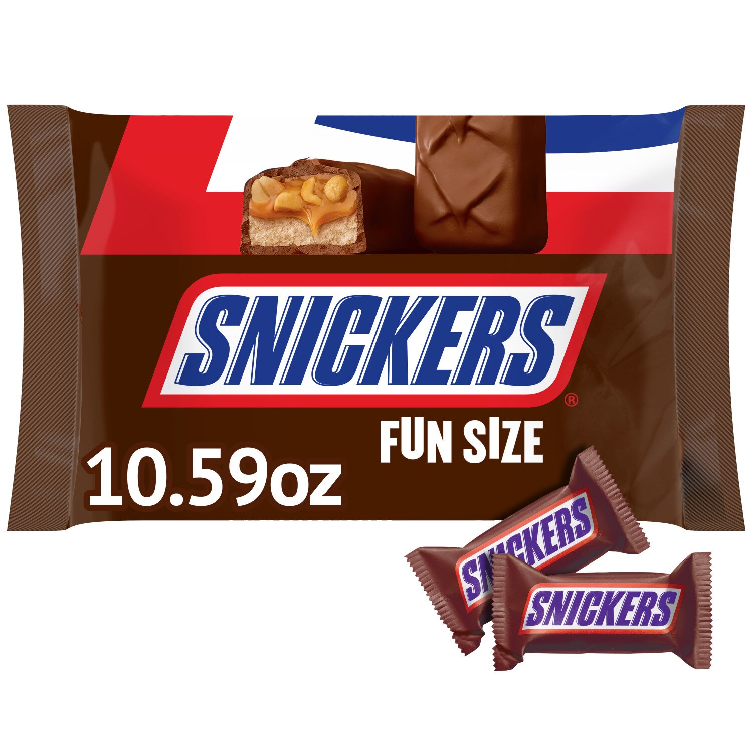 Snickers Chocolate Candy Bars Fun Size 10 59 Oz Cvs Pharmacy