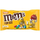 M&M'S Peanut Milk Chocolate Fun Size Candy Bag, 10.57 oz, thumbnail image 2 of 12