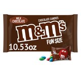 M&M'S Milk Chocolate Fun Size Candy Bag, 10.53 oz, thumbnail image 1 of 11