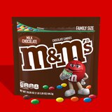M&M'S Milk Chocolate Candy, Family Size, 19.2 oz, thumbnail image 5 of 11