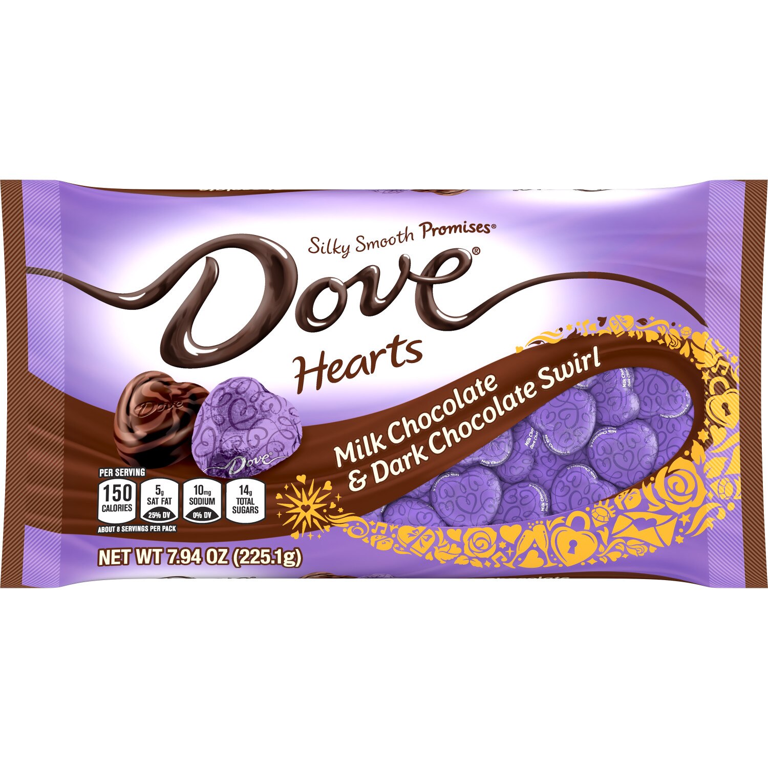 Dove Chocolate Dove Milk And Dark Chocolate Hearts, 7.94 Oz , CVS