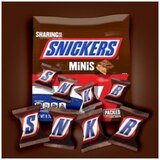 Snickers, Mini Size Milk Chocolate Candy Bars, 9.7 Oz, thumbnail image 2 of 8