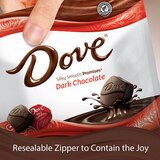 Dove Promises Dark Chocolate Candy Individually Wrapped, 15.8 oz Bag, thumbnail image 4 of 11