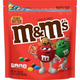 M&M'S Peanut Butter Milk Chocolate Candy, Party Size, 34 oz Bag, thumbnail image 2 of 3