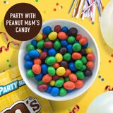 M&M'S Peanut Milk Chocolate Candy, Party Size, 38 oz Bag, thumbnail image 5 of 9