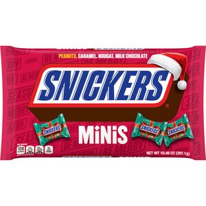 Snickers Minis Candy Cane Tube, 3.08 OZ