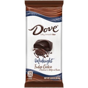  Dove Midnight Fudge Cookie Bar, 3.3 OZ 
