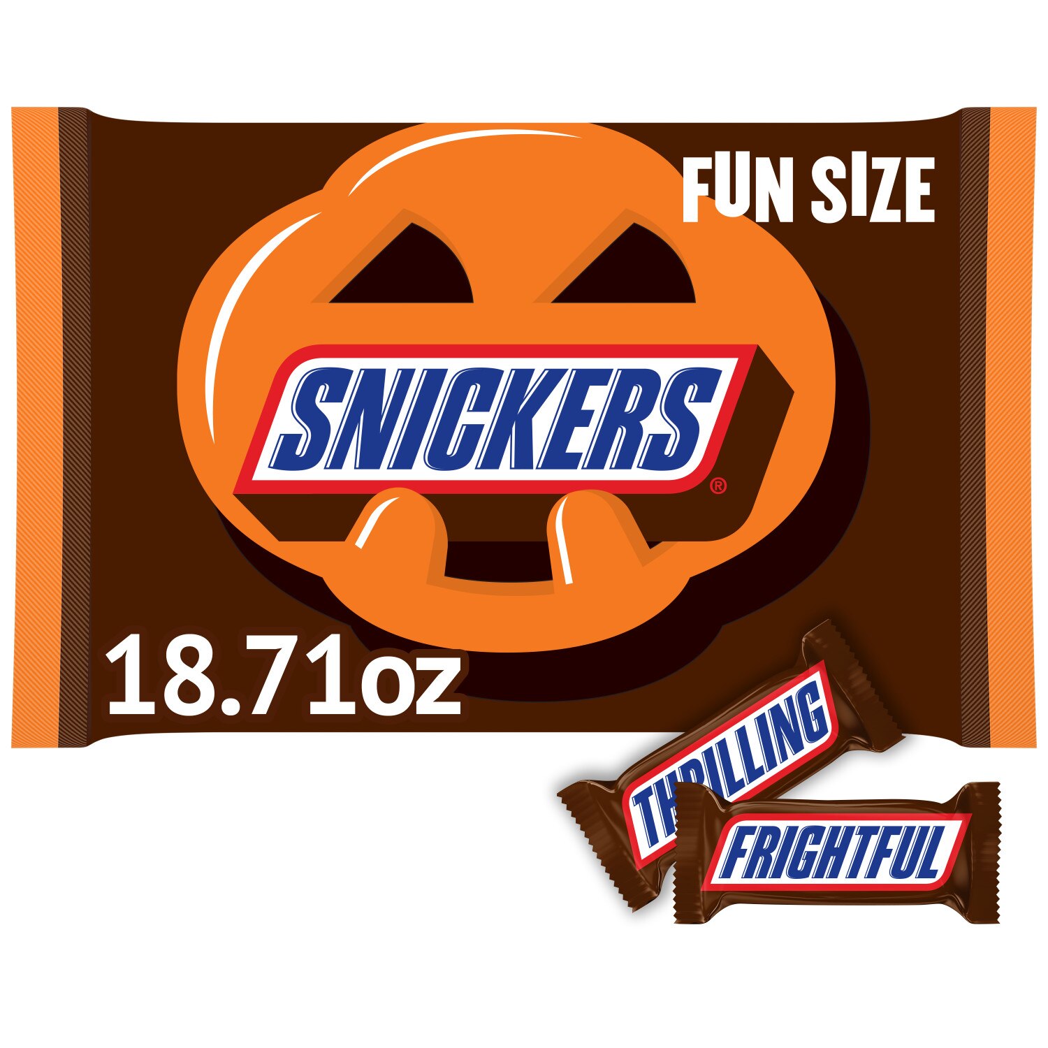Customer Reviews: Snickers Spooky Chocolate Bars Fun Size Halloween Candy,  18.71 oz - CVS Pharmacy