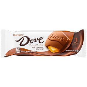 Dove Large Promises Milk Chocolate Caramel Candy, 2.75 OZ