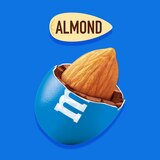 M&M'S Almond Milk Chocolate Candy, Family Size, Resealable Bulk Candy Bag, 15 oz, thumbnail image 3 of 7