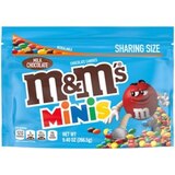 M&M'S Minis Milk Chocolate Candy, Sharing Size, 9.4 oz Resealable Bag, thumbnail image 3 of 10