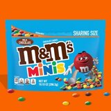 M&M'S Minis Milk Chocolate Candy, Sharing Size, 9.4 oz Resealable Bag, thumbnail image 5 of 10